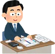 破産準備のイラスト
