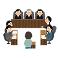債権者集会のイラスト
